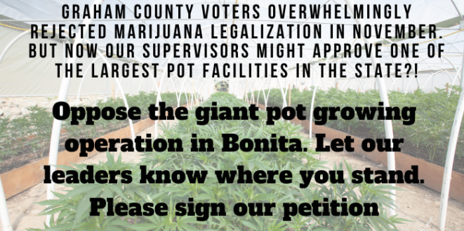 Oppose the giant pot growing operation in Bonita